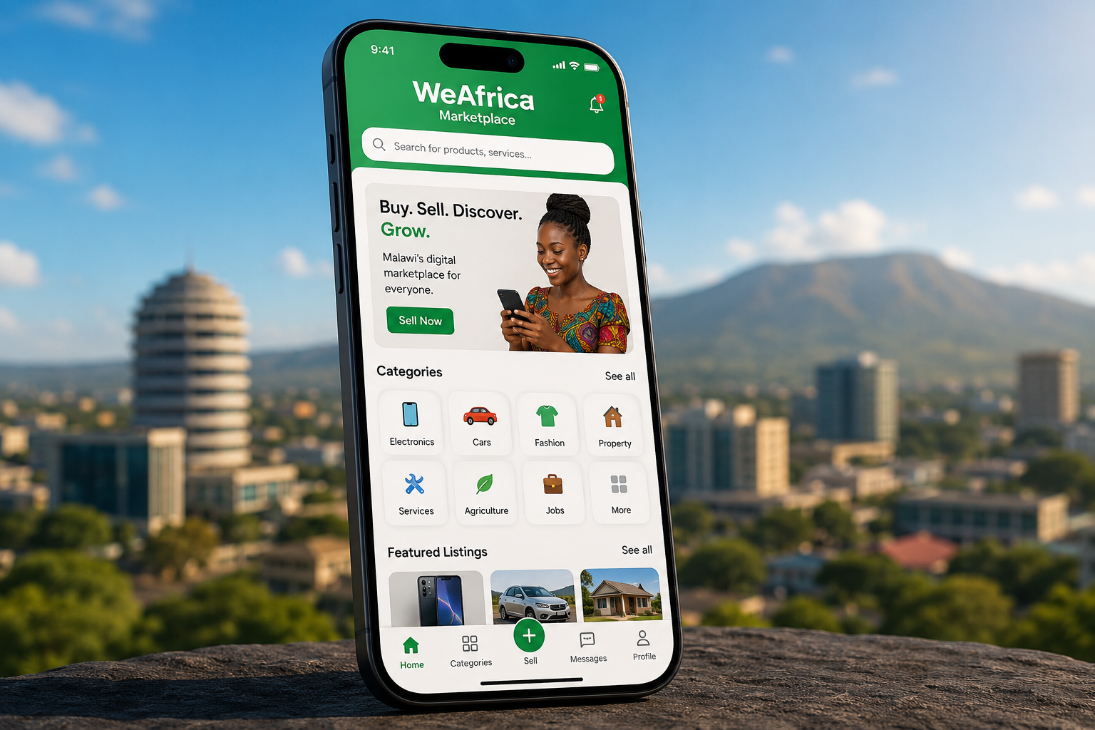 WeAfrica Marketplace App Screenshot